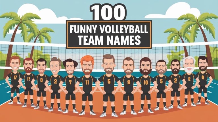 100 Funny Volleyball Team Names