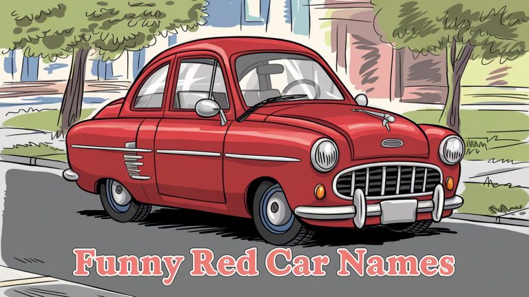 Funny Red Car Names That'll Make You Chuckle!