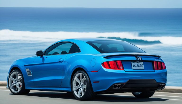 funny blue car names