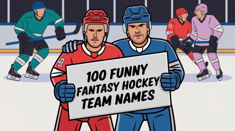 100 Funny Fantasy Hockey Team Names