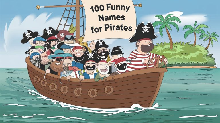 100 Funny Names for Pirates