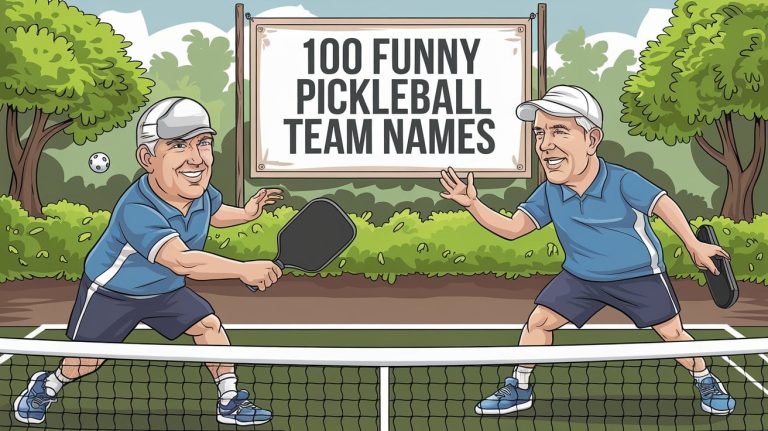 100 Funny Pickleball Team names
