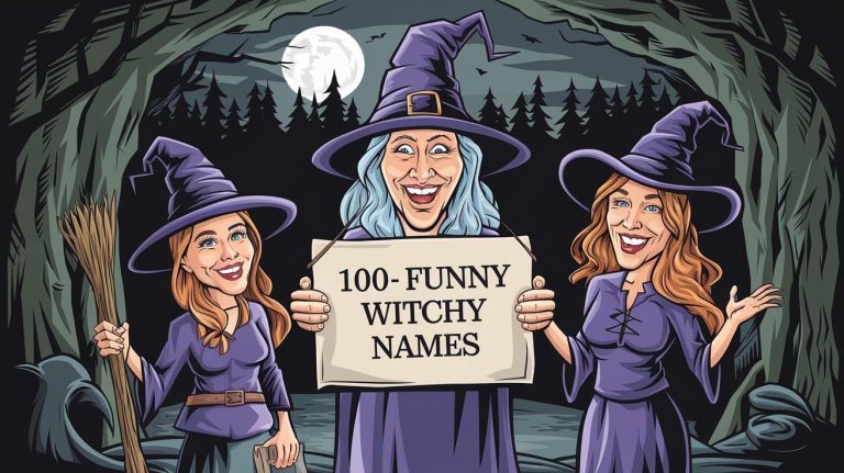 100 Funny WItches Names for Halloween