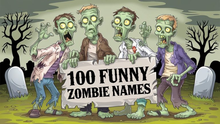 100 Funny Zombie Names for Halloween