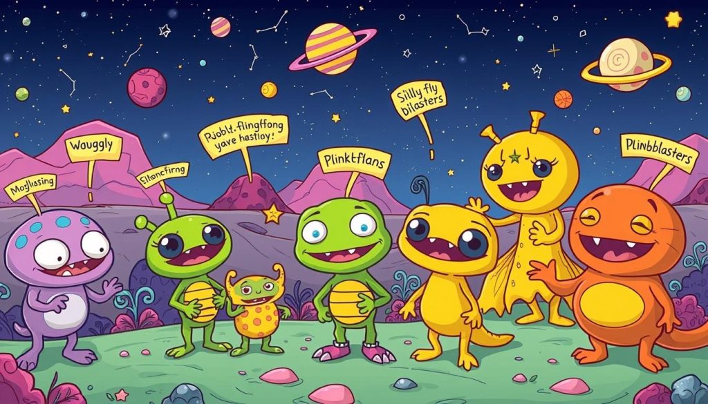 Humorous Cosmic Nomenclature