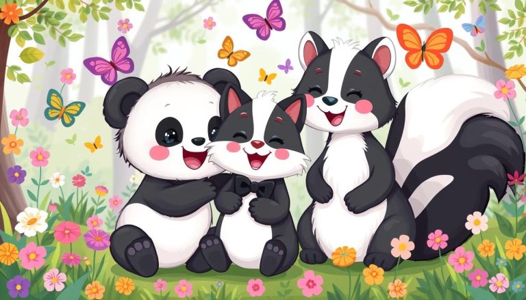 cute name ideas for black and white animals