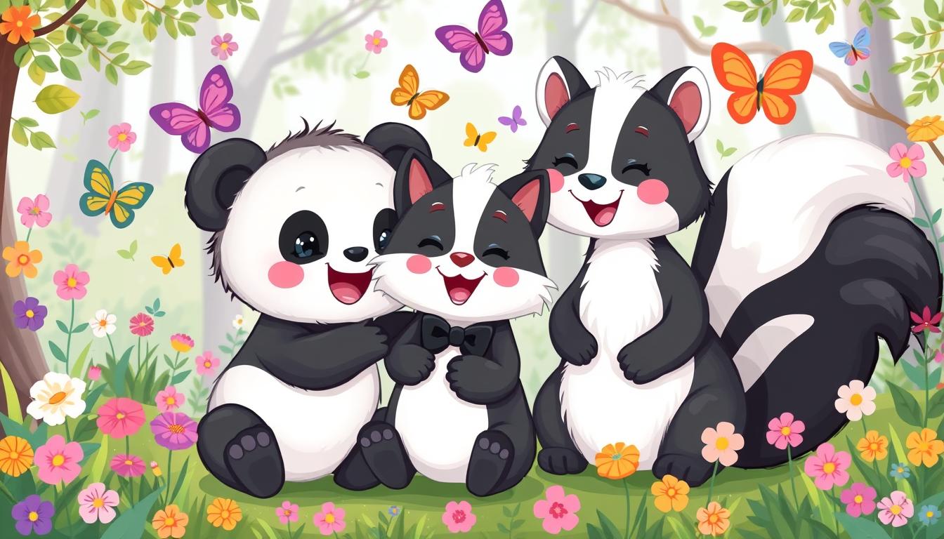 cute name ideas for black and white animals
