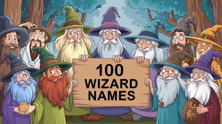 100 Wizard Names