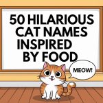 50 Hilarious Cat Names Inspired by Food