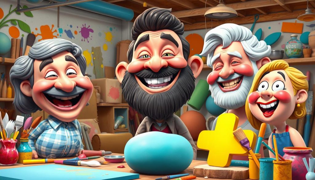 Crafting Hilarious Gigantic Personalities