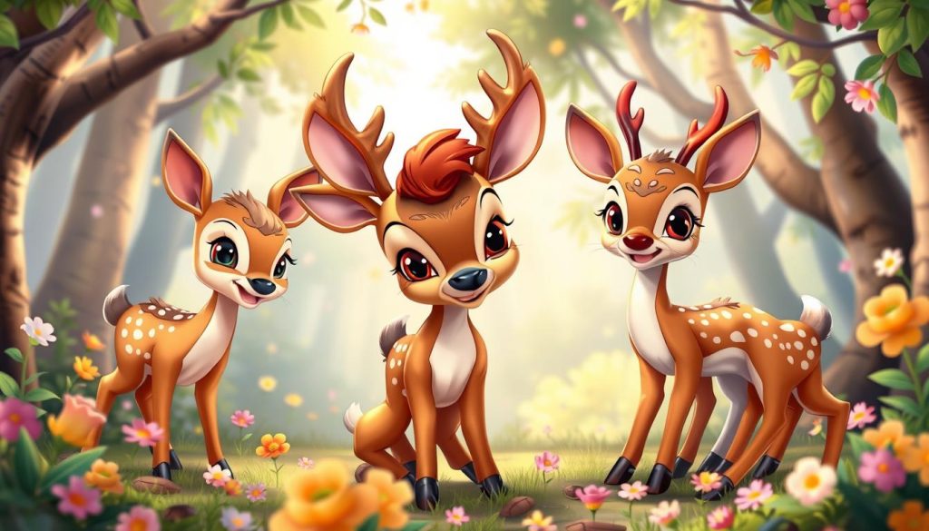 Cute deer kid titles inspired by pop culture Cute deer kid titles inspired by pop culture