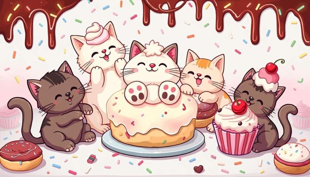 Dessert-inspired cat names