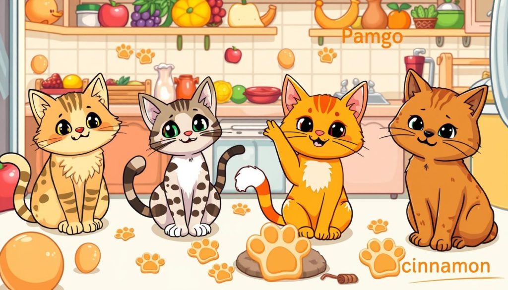 Food-inspired cat names