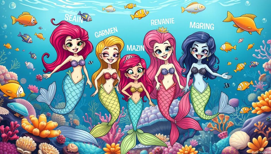 Funny Mermaid Names in pop culture Funny Mermaid Names in pop culture