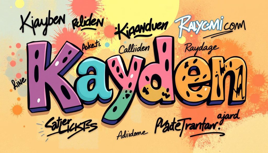 Kayden name variations