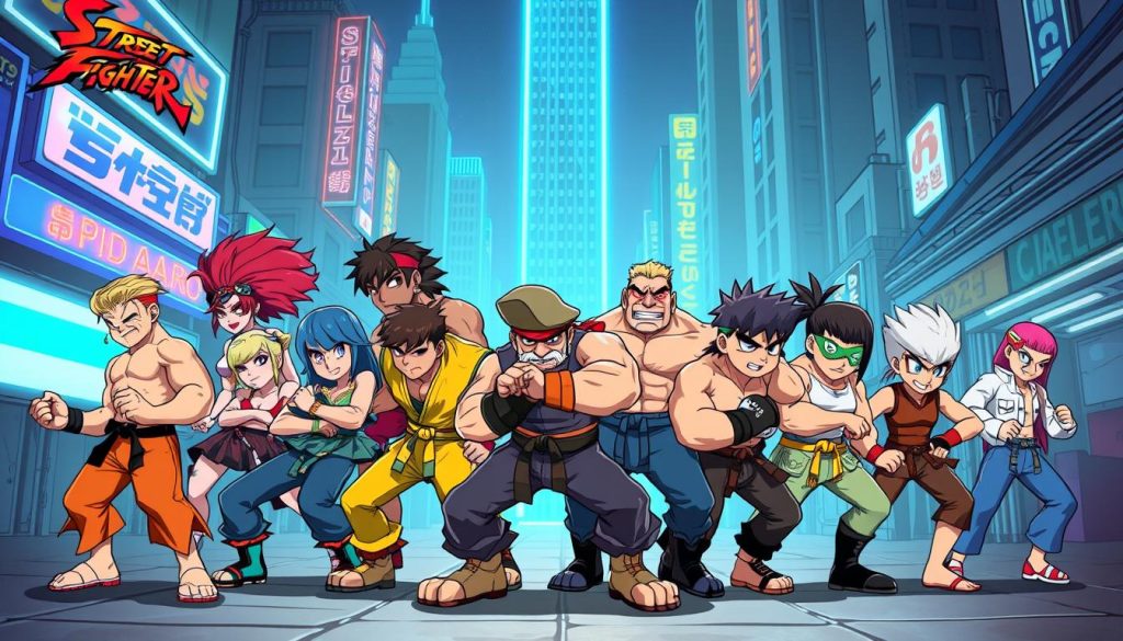 New Street Fighter characters