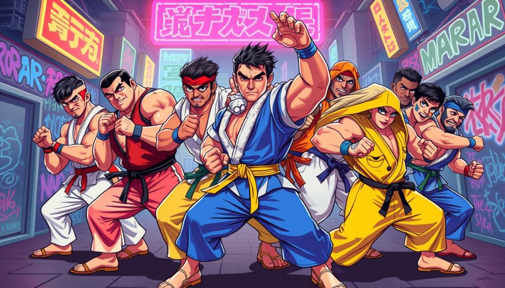 Original Street Fighter characters