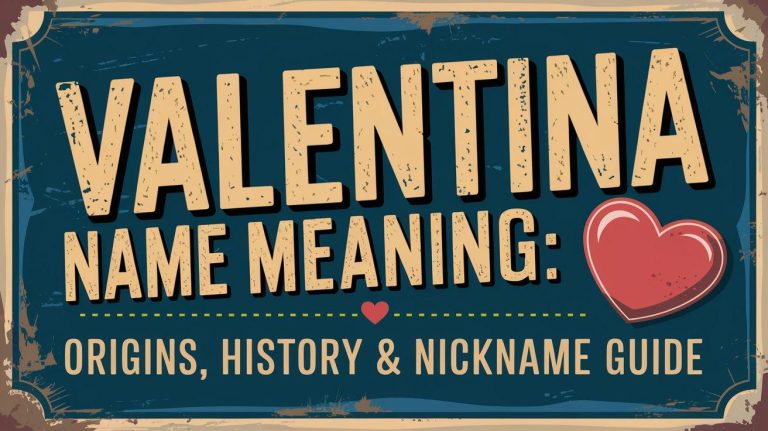 Valentina Name Meaning